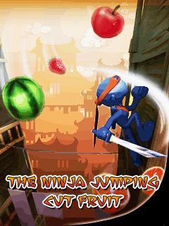 game pic for The ninja jumping: Cut fruit